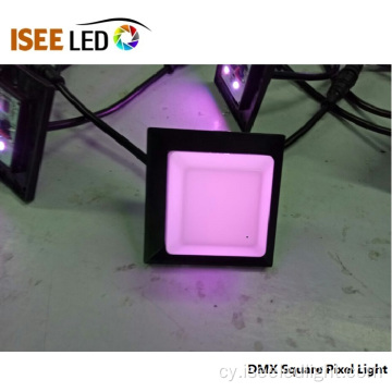 DMX512 Sgwâr RGB Pixel Golau 50*50mm LED Modiwl LED